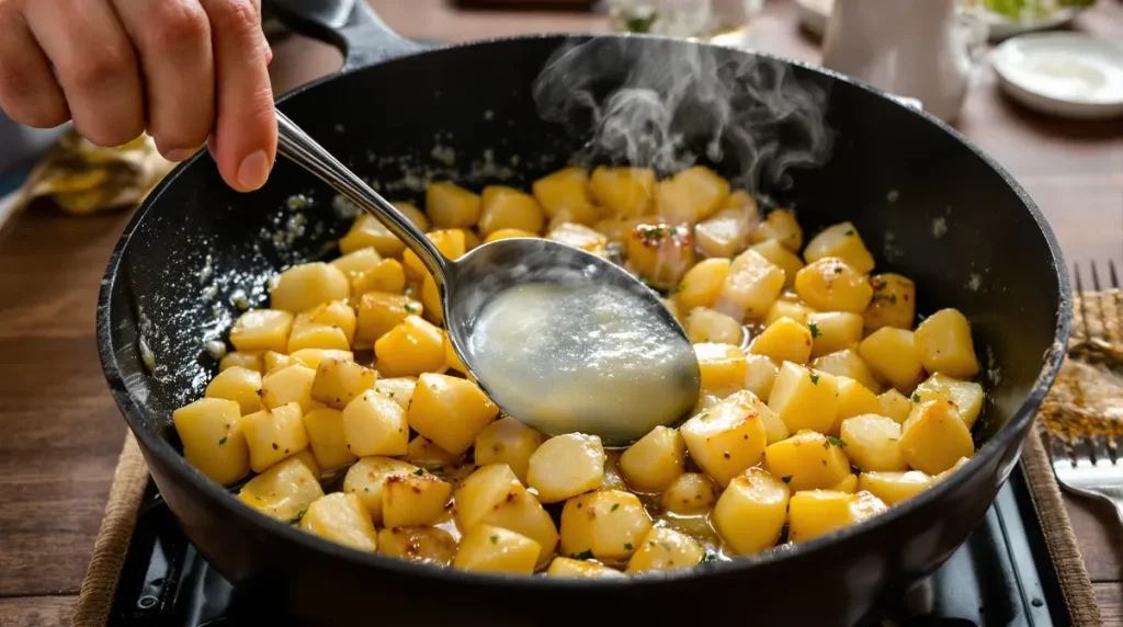 Ajoutez-le aux pommes de terre pendant la cuisson : elles seront encore plus savoureuses, délicieusement parfumées et ultra moelleuses