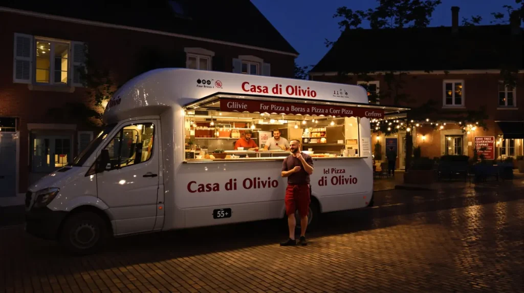 Avec son food truck de pizzas italiennes, il redonne vie aux petits villages de l'Eure